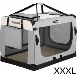 Přepravní taška pro psa XXXL 101x69x70cm | šedá č.1