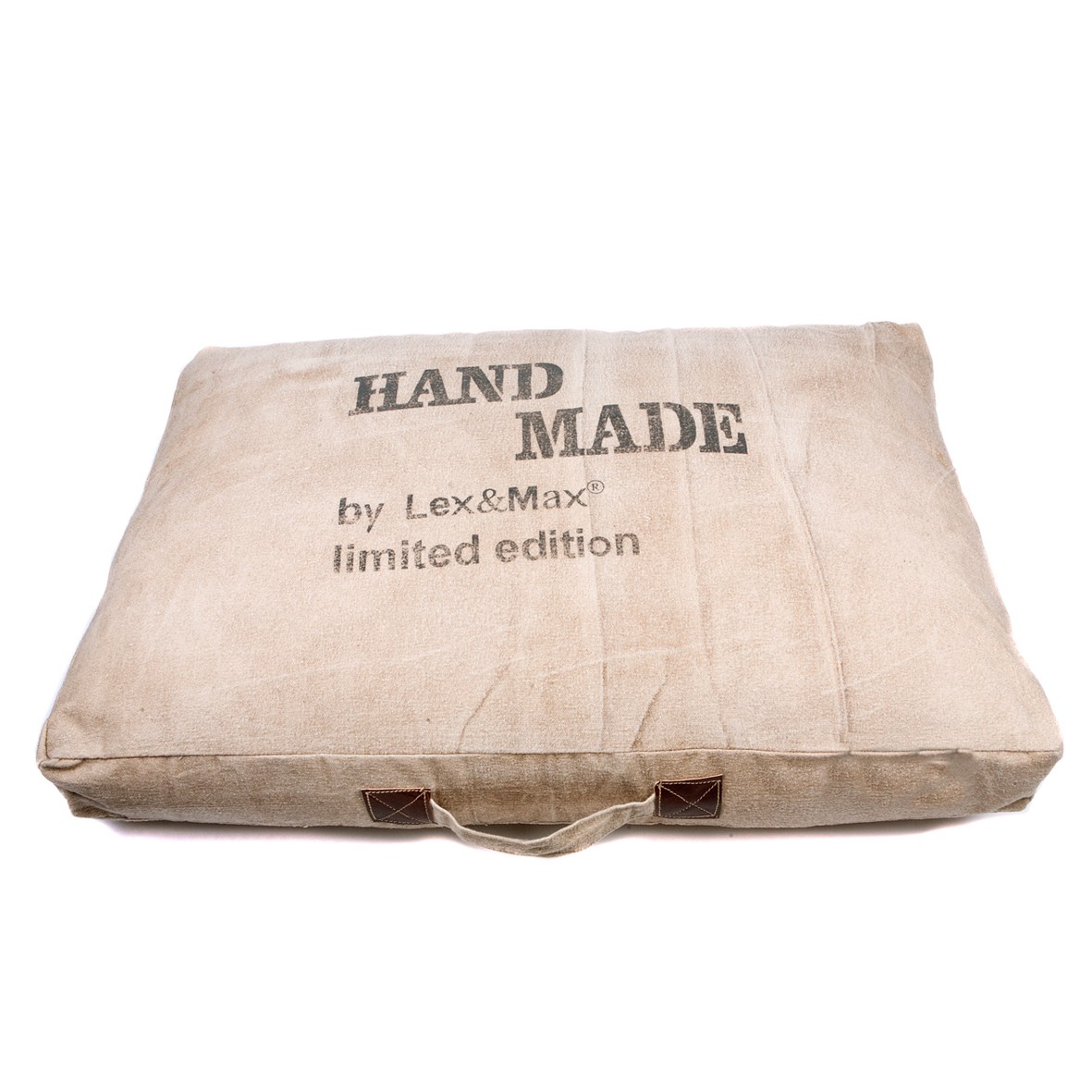 Lex & Max Luxusní pelíšek pro psa Lex & Max Hand Made 75 x 50 cm | béžový
