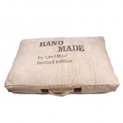 Luxusní pelíšek pro psa Lex & Max Hand Made 75 x 50 cm | béžový č.1