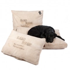 Luxusní potah na pelíšek pro psa Lex & Max Hand Made 75 x 50 cm | béžový č.2