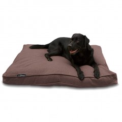 Luxusní potah na pelíšek pro psa Lex & Max Maxima 90 x 65 cm | hnědý č.1