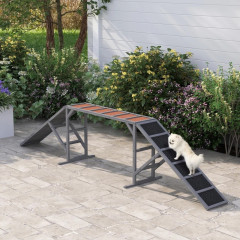 Agility rampa pro psy 325x55x60 cm | šedá č.1