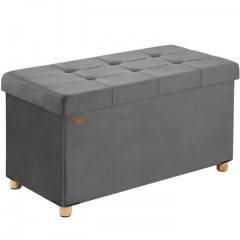 Lavice s úložným prostorem 76x38x42cm | antracit č.1