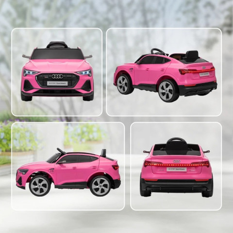 Elektrické autíčko Audi | růžové č.3