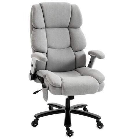 Kancelářská ergonomická manažerská židle | světle šedá č.2
