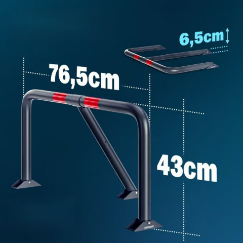 Skládací parkovací sloupek 800x470x440mm č.3