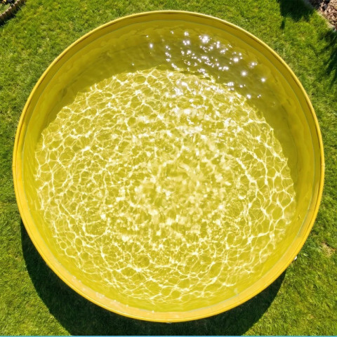 Skládací brouzdaliště pro středně velké psy 120 x 30 cm | modré č.5