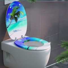 WC sedátko Beach s tlumeným dovíráním č.1