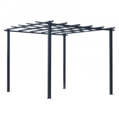 Stabilní oblouk pro růže 2,97 x 2,95 x 2,3 m | černý č.3