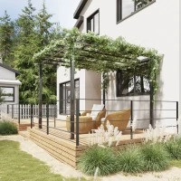 Stabilní oblouk pro růže 2,97 x 2,95 x 2,3 m | černý č.1