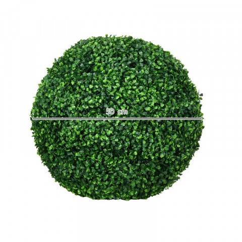 Sada 2 umělých zimostrázových koulí 50 cm | zelené č.3