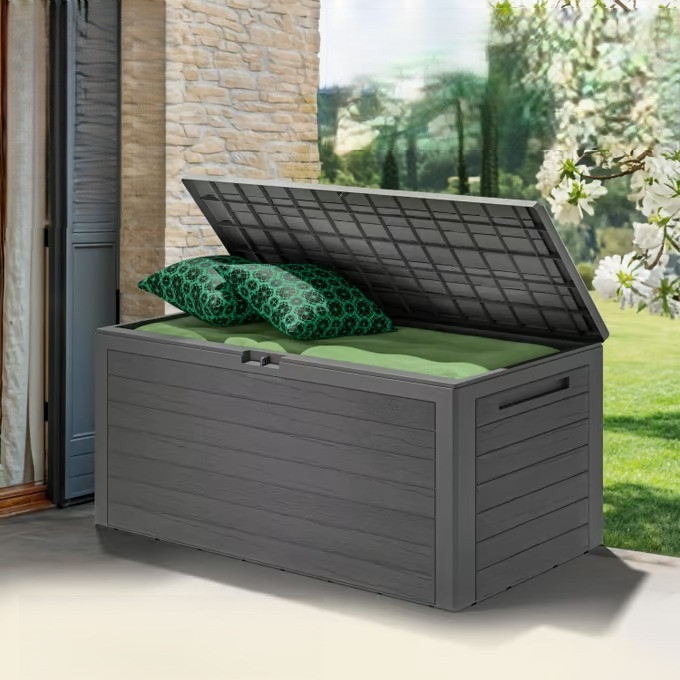 Úložný box Woody | šedá