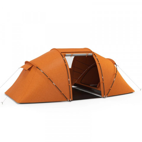 Tunelový stan pro 4-6 osob | oranžový č.5