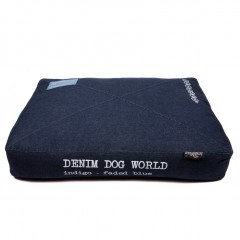 Luxusní pelíšek pro psa Lex & Max World 100 x 70 cm | tmavě modrý č.1