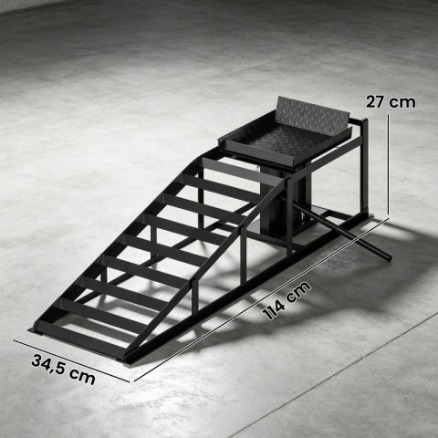 2 hydraulické nájezdové rampy | černé č.3