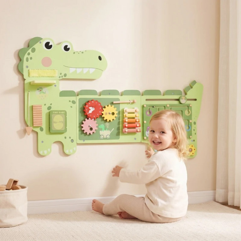 Montessori motorická deska | zelená