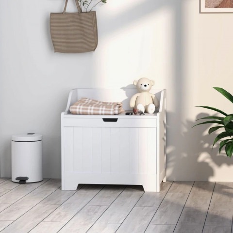 Úložný box s bezpečnostním závěsem 60 x 38 x 56 cm | bílý č.4