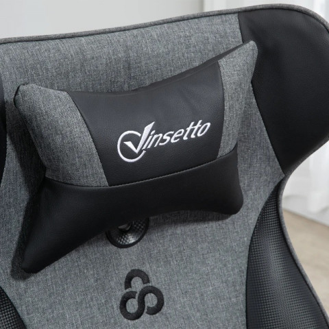 Ergonomická herní židle s nastavitelnými područkami | černá + šedá č.4