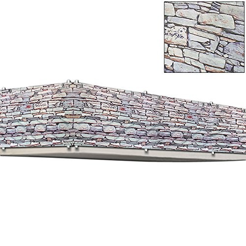 Goleto Balkonová stínící plachta 0,9 x 5 m | vzhled kameny