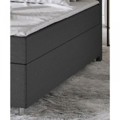 Postel Box Spring Cleveland s LED osvětlením 180 x 200 cm | šedá č.3