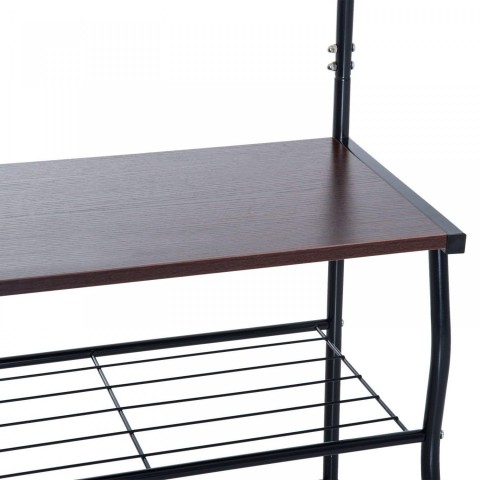 Botník s věšákem | černý č.4