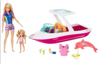 Mattel Barbie Magický delfín Oceánská loď s panenkami