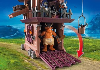 Playmobil 9340 Troll a pojízdná trpasličí pevnost č.3