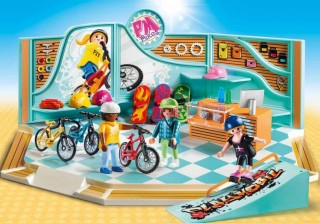 Playmobil 9402 Cyklo & Skate Shop č.2