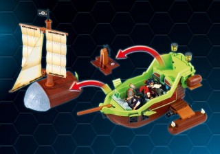 Playmobil 9000 Pirátský Chameleon s Ruby č.3