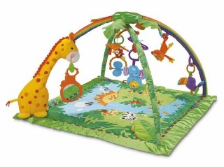 Fisher Price Rainforest Světelná a hudební hrací deka č.1