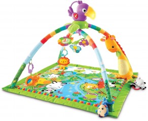 Fisher Price Rainforest Světelná a hudební hrací deka | novinka