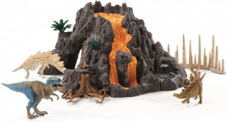 Schleich 42305 Velká sopka s dinosaurem č.1