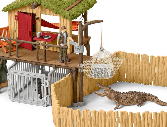 Schleich 42350 Výzkumná stanice v krokodýlí džungli č.3