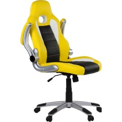 Kancelářská židle GT Series One | žluto-černo-bílá č.2