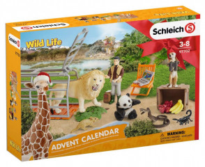 Schleich 97702 Adventní kalendář Divoká zvířata č.1