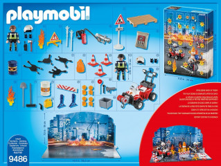 Adventní kalendář Playmobil 9486 Zásah hasičů č.3