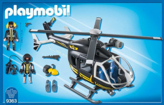 Playmobil 9363 Vrtulník speciální zásahové jednotky č.3