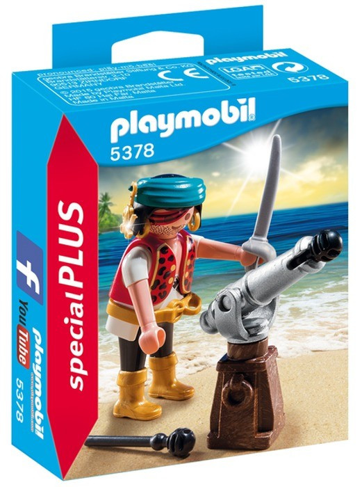 Playmobil Playmobil 5378 Pirát s kanónem