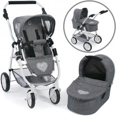 Kočárek pro panenky Bayer Chic 2000 Emotion 2v1 76 č.1