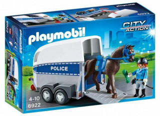 Playmobil 6922 Policejní přívěs pro koně č.1