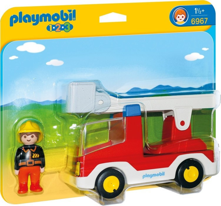 Playmobil Playmobil 6967 Hasičské auto (1.2.3)