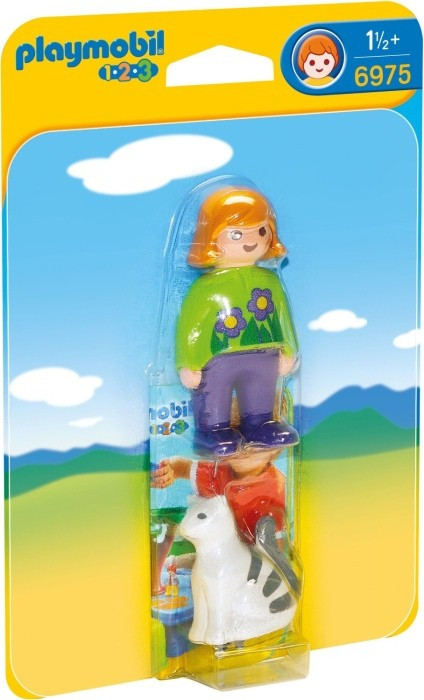 Playmobil Playmobil 6975 Holčička s kočičkou (1.2.3)