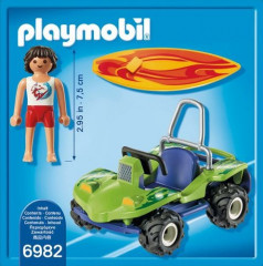 Playmobil 6982 Surfař s plážovou buginou č.3