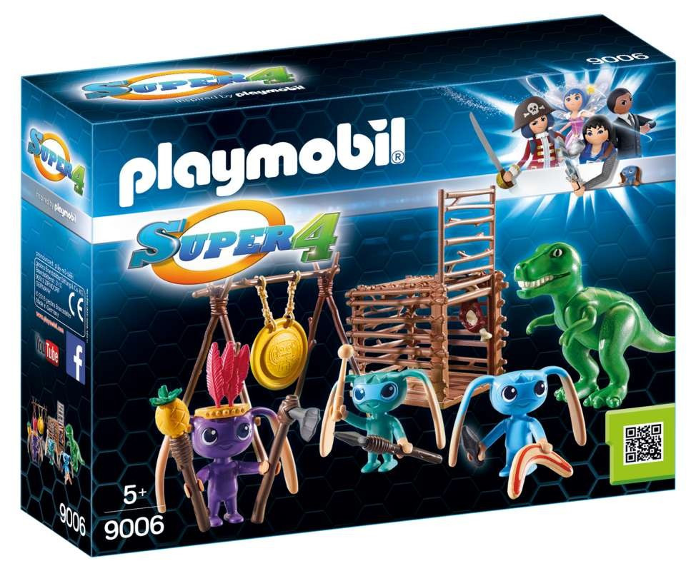 Playmobil Playmobil 9006 Bojovníci Alien s pastí na T-Rexe