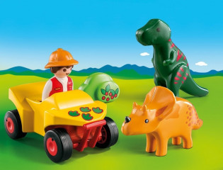Playmobil 9120 Lovec dinosaurusů na čtyřkolce (1.2.3) č.2