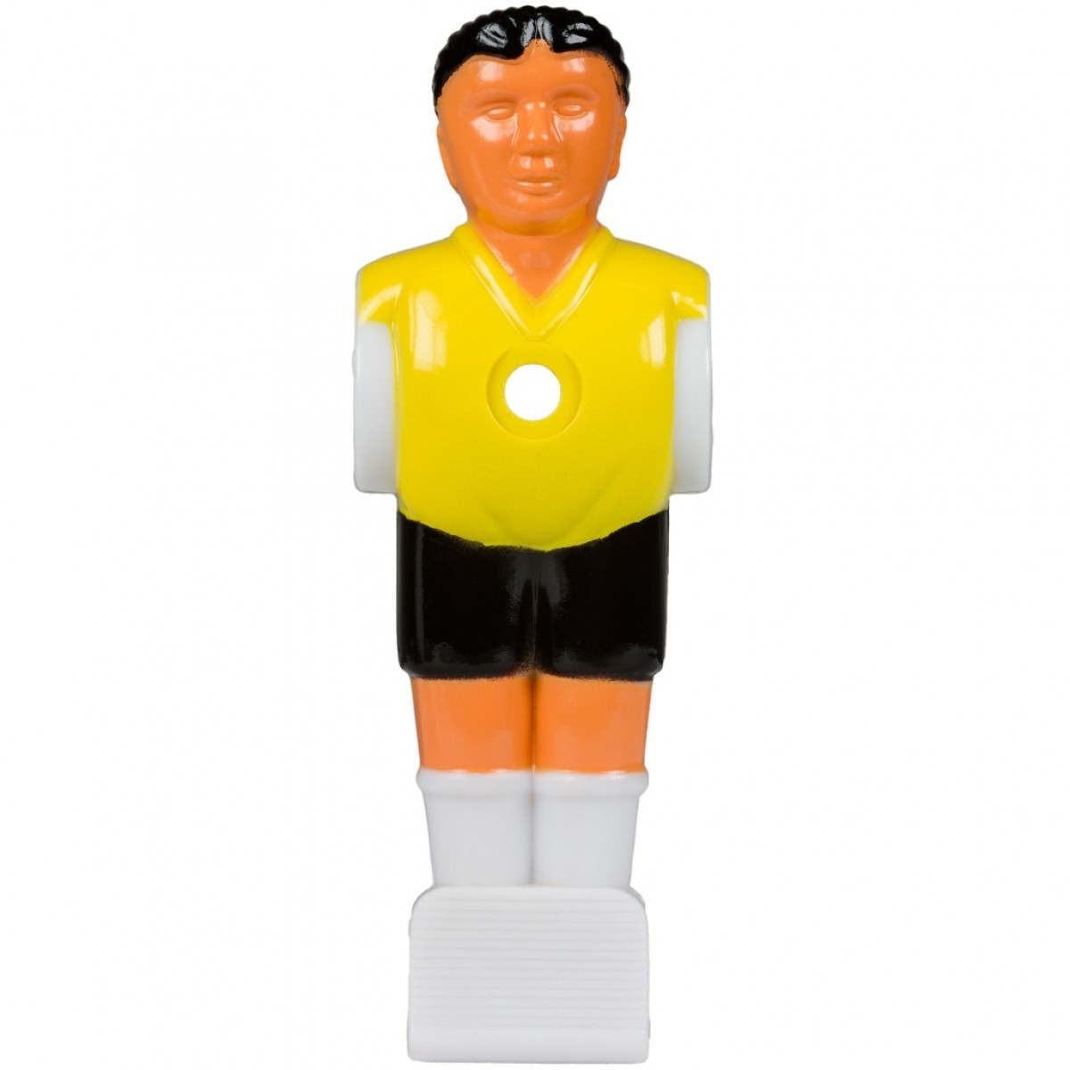 Goleto Náhradní hráč pro stolní fotbal fotbálek (na 15,9 mm tyč) žlutý 1 ks