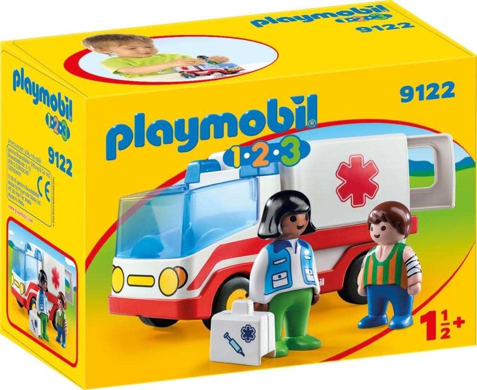 Playmobil Playmobil 9122 Sanitka s posádkou (1.2.3)