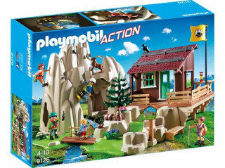 Playmobil 9126 Horolezecká stěna s horskou chatou