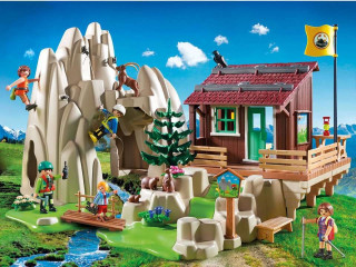 Playmobil 9126 Horolezecká stěna s horskou chatou č.2