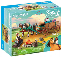 Playmobil 9477 Tatínek Jim a koňský povoz